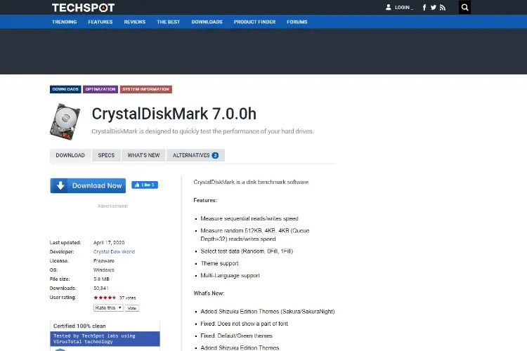 CrystalDiskMark