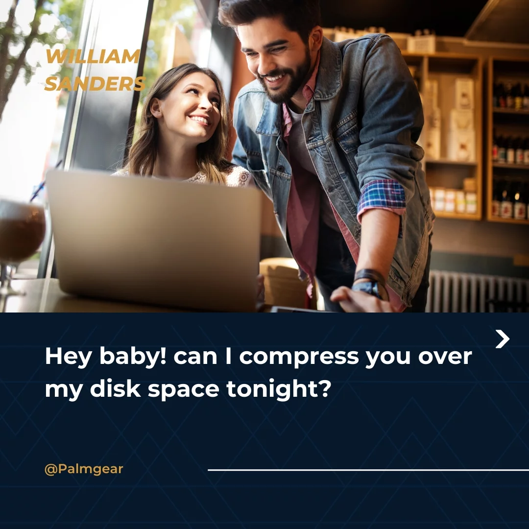 Hey baby! can I compress you over my disk space tonight?