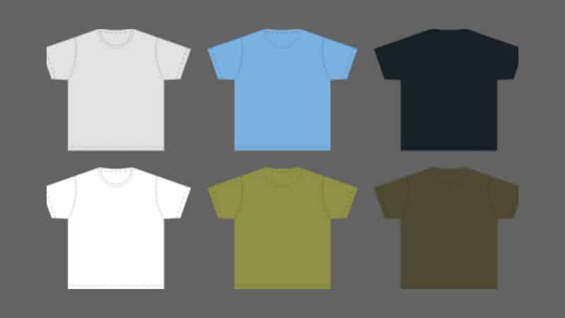 T Shirt Vinyl Size Chart