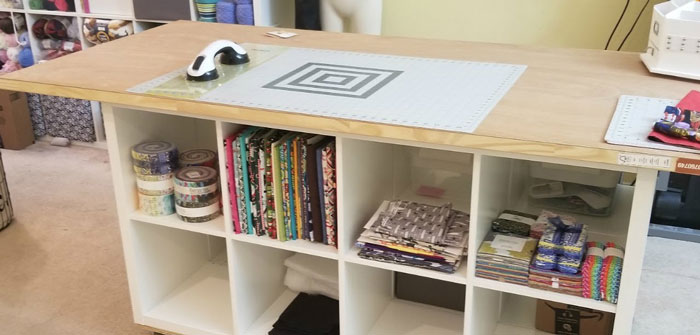 Home-Made IKEA Sewing Table