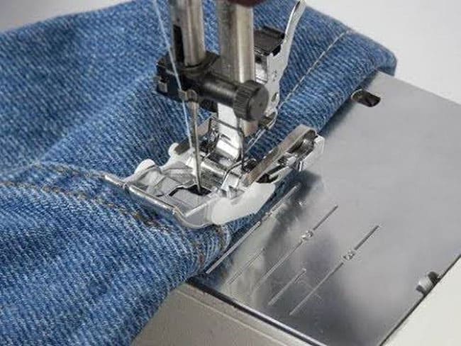 hem jeans without sewing machine