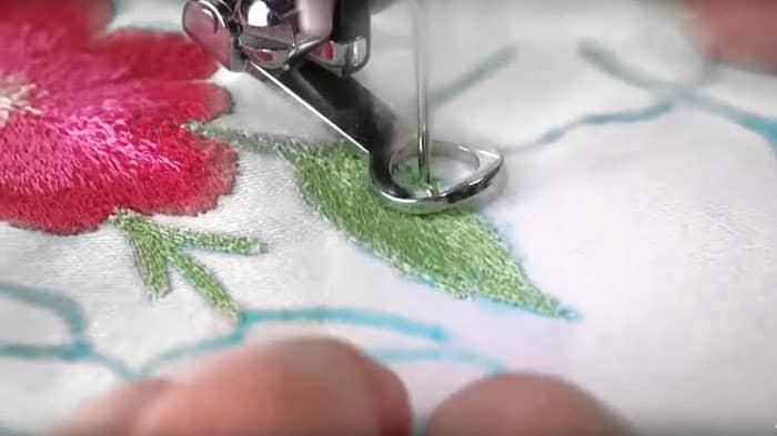 Removing Machine Embroidery