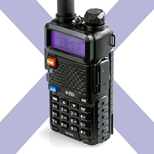 BTECH UV-5X3 Ham Tri-Band Radio