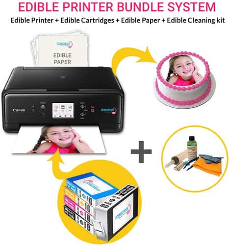 Icinginks 50 Wafer Sheet Cake Printer Bundle System