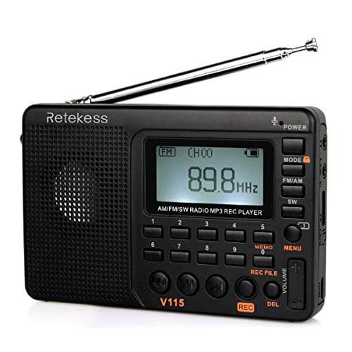 Retekess V115 Portable AM FM Radio