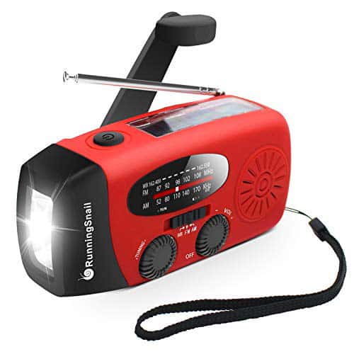 RunningSnail Emergency Hand Crank Self-Powered AM/FM Radio