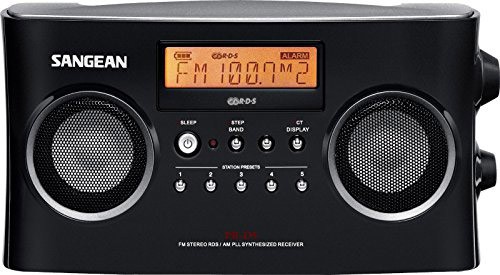 Sangean PR-D5BK Am/FM Portable Radio