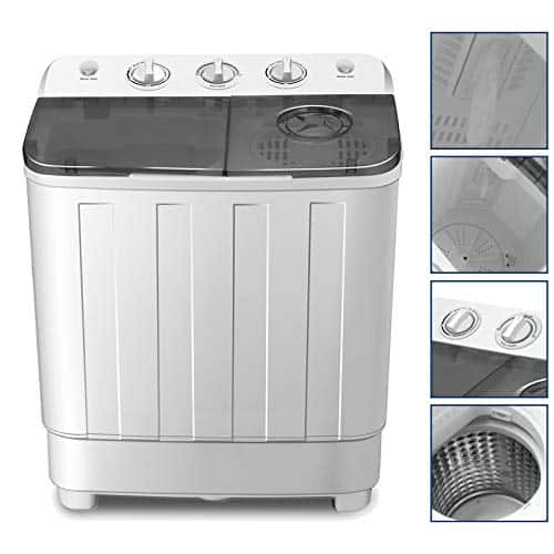 4-EVER Portable Twin Tub Washer And Dryer Combo