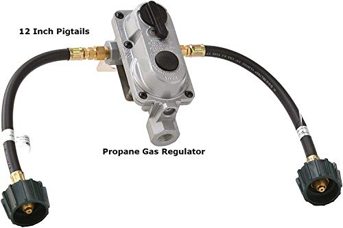 Flame King (KT12ACR6) 2-Stage LP Propane Gas Regulator