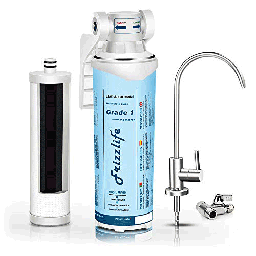 Frizzlife Under Sink Quick Change Water Filtration System