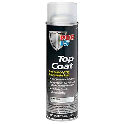 POR-15 45718 Top Coat Gloss Clear Spray Paint