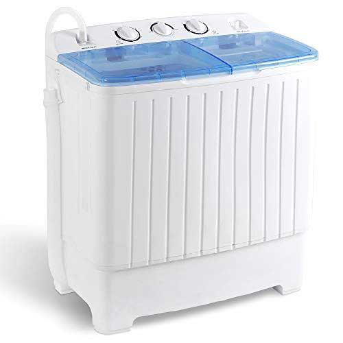 SUPER DEAL 2IN1 Mini Compact Twin Tub Washing Machine