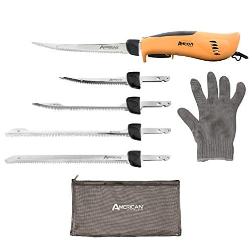 American Angler PRO Professional Grade Electric Fillet Knife Sportsmen's Kit