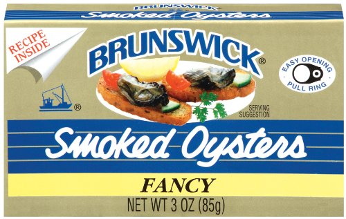 BRUNSWICK Fancy Smoked Oysters Canned Food
