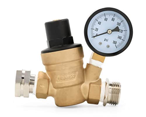 Camco 40058 Adjustable Brass Water Pressure Regulator