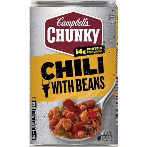 Campbell's Chunky Chili With Beans, 19 Oz. Can