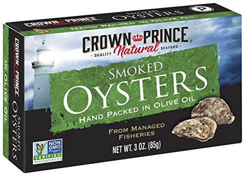 Crown Prince Natural Smoked Oysters In Pure Olive Oil