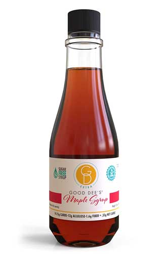 Good Dee's Maple Syrup- Allulose Sweetened, Low Carb, Keto Friendly