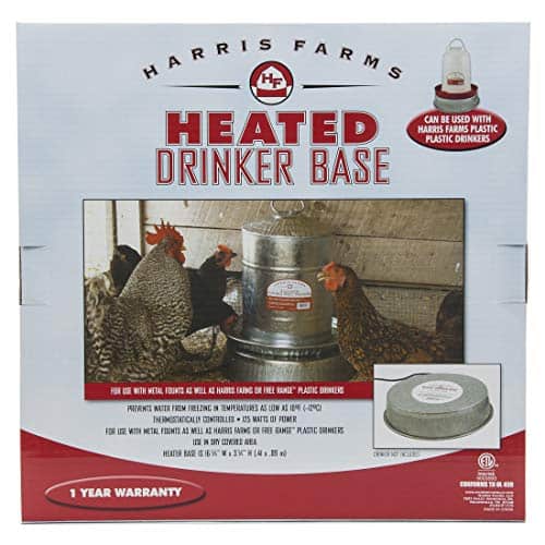 Harris Farms Heated Poultry Drinker Base