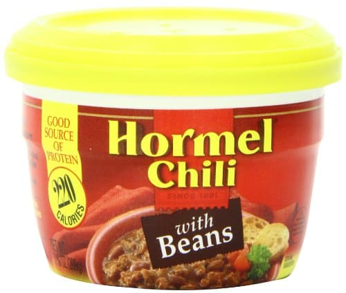 Hormel Microwaveable Cup Chili With Beans