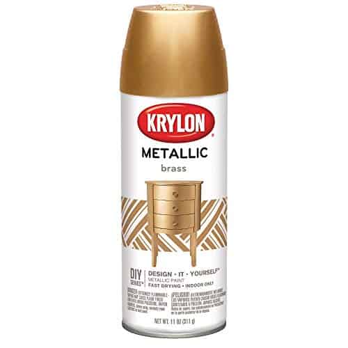 Krylon K02204 Brilliant Spray Metallic Brass Spray Paint