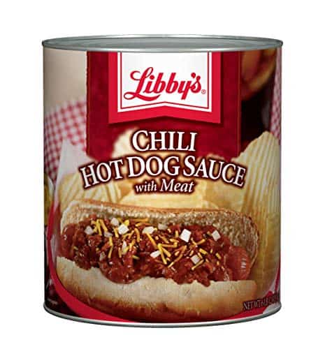 Libby's Chili Hot Dog Sauce With Meat, 108 Ounce