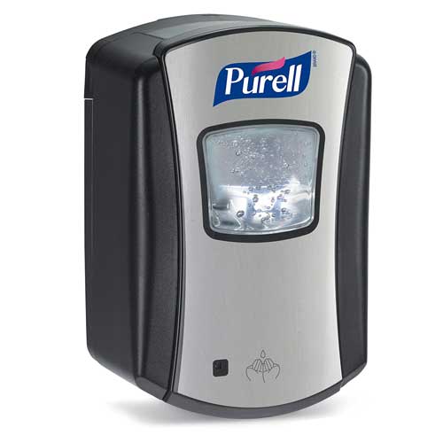 PURELL LTX-7 Hand Sanitizer Touch-Free Dispenser, Chrome/Black, Dispenser For PURELL LTX-7 700 ML Sanitizer Refills