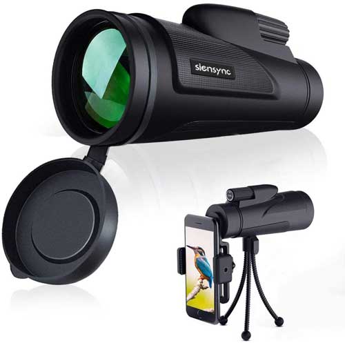 Siensync 12X50 High Powered Monocular Telescope Waterproof Fogproof Monocular