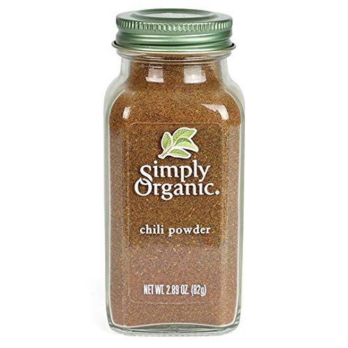 Simply Organic Chili Powder Certified Organic, 2.89-Ounce Container