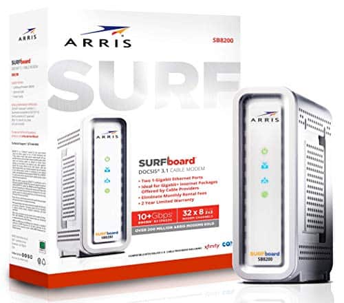 ARRIS SURFboard SB8200 DOCSIS 3.1 Gigabit Cable Modem