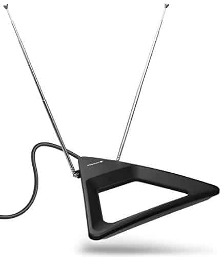 Fosmon Indoor Rabbit Ear TV Antenna