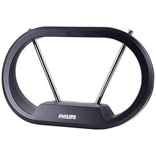 Philips Modern Loop Rabbit Ears Indoor TV Antenna