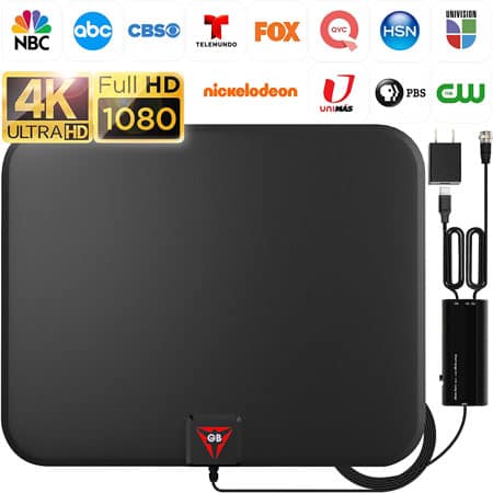 GESOBYTE Amplified HD Digital TV Antenna