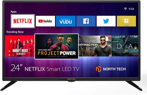 NT North Tech 24 Inch LED HD Smart TV