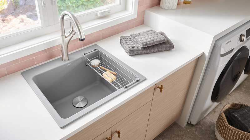 Step 4—Rinse your sink with clean water