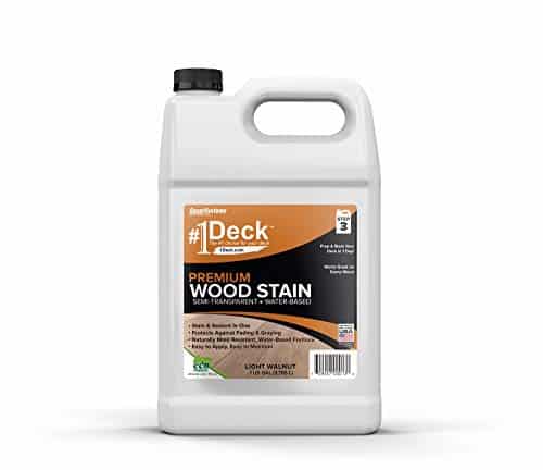 #1 Deck Premium Semi-Transparent Wood Stain For Decks