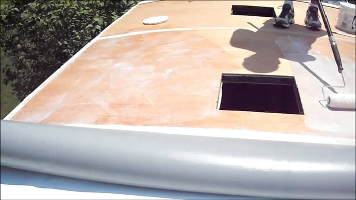 RV Rubber Roof Repair